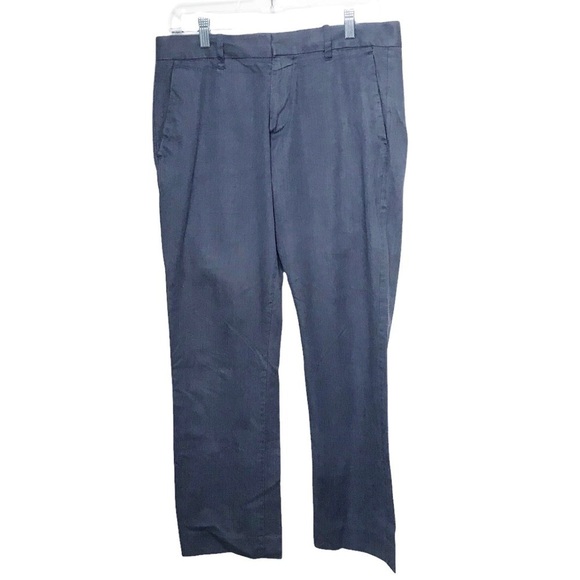 Gap Blue Gray Tailored Khakis Dress Pants W30 - Picture 1 of 12